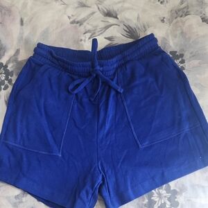 Zenana Outfitters Royal Blue Athletic Shorts